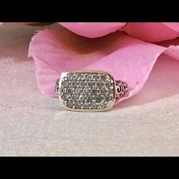 EUC 14k/925 Sterling Silver Ring. Size 7 - Picture 3 of 6